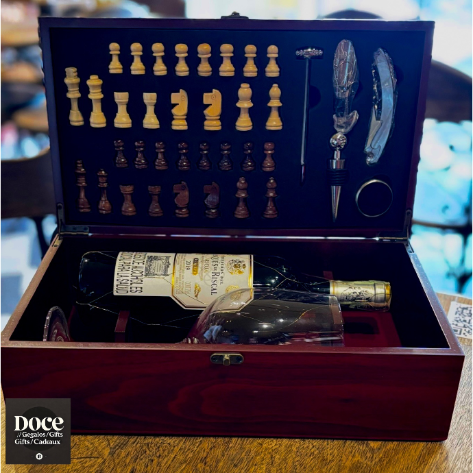Caja de regalo ajedrez